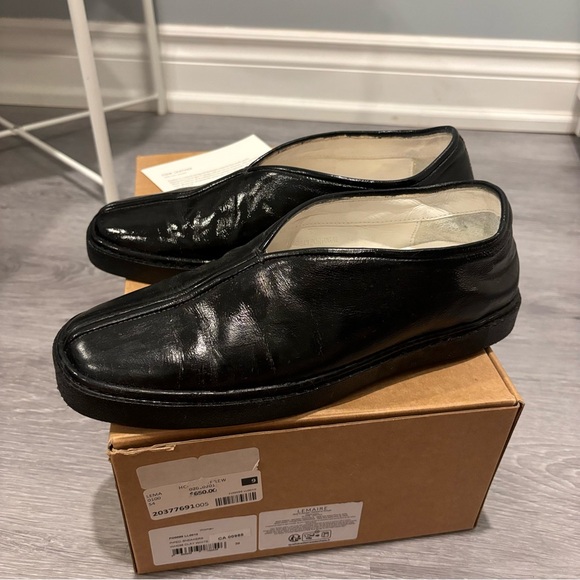 Lemaire Black Piped Sneakers - Picture 3 of 6